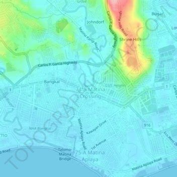 what district is matina crossing|Matina Map .